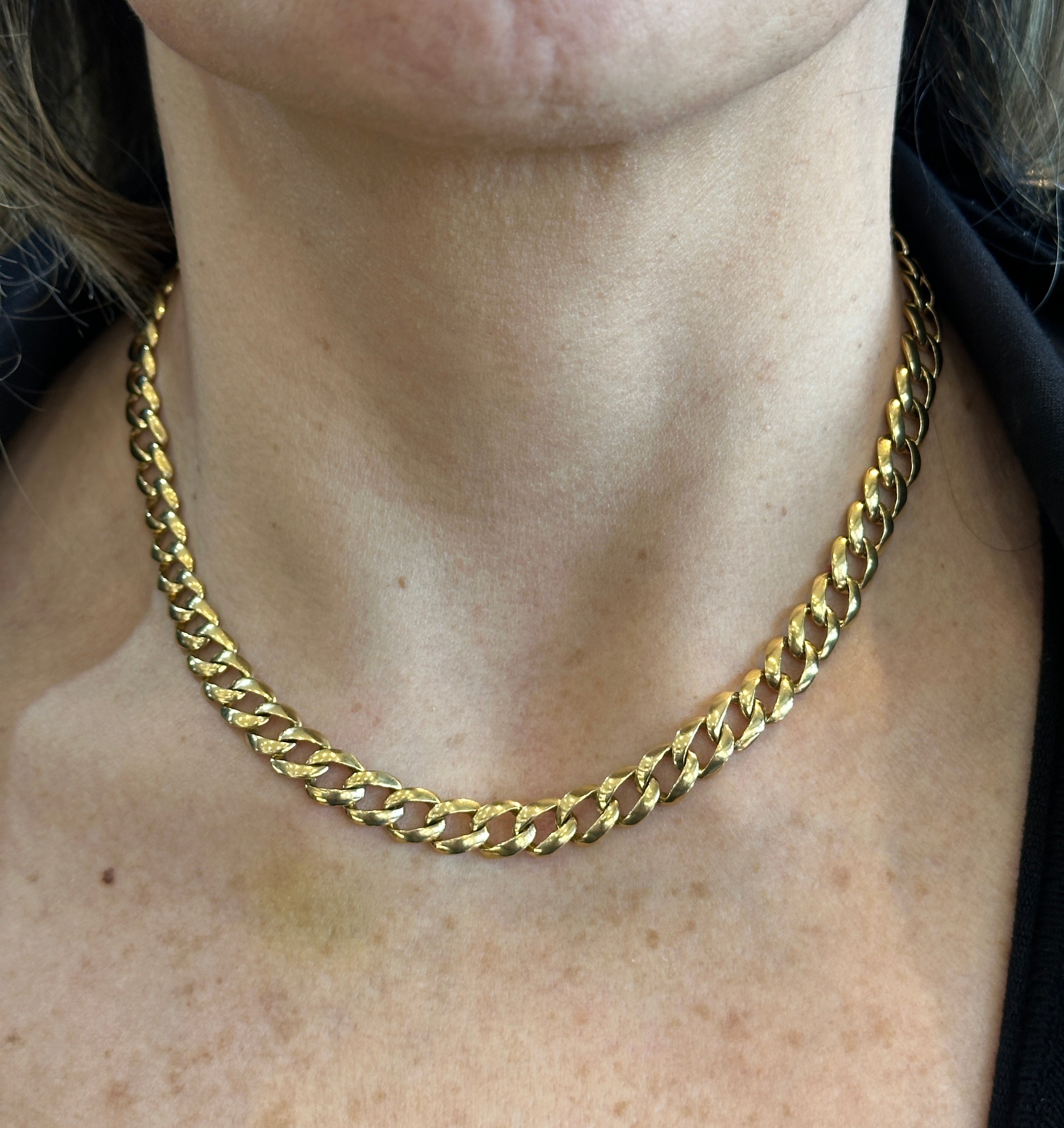 Collar Gourmet de Oro Amarillo 18 Kilates