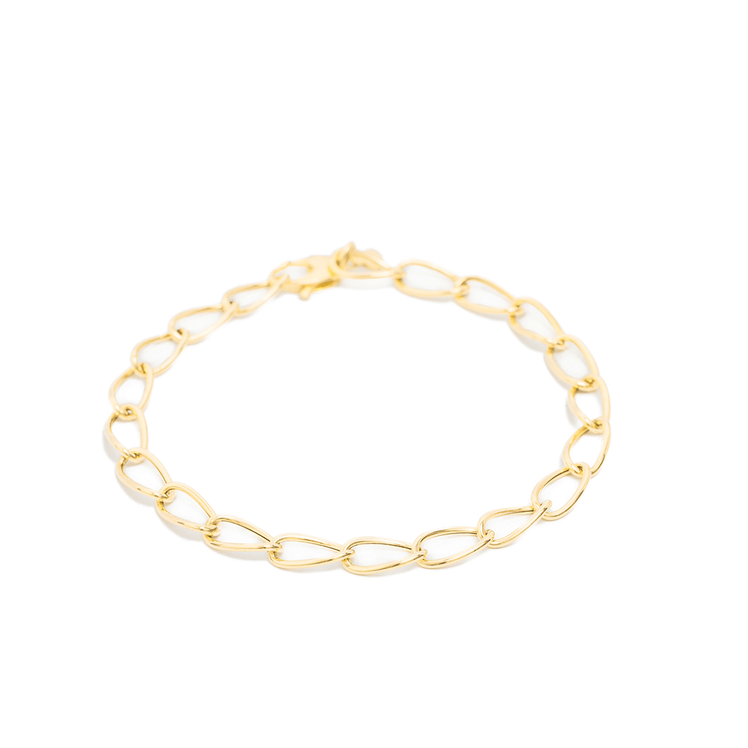 Pulsera Eslabones Oro Amarillo 18 Kilates