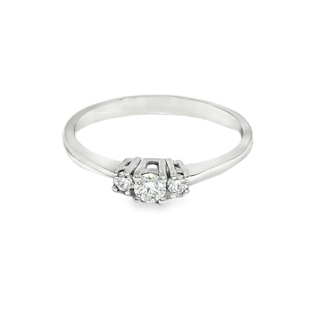 Anillo tricillo Platino