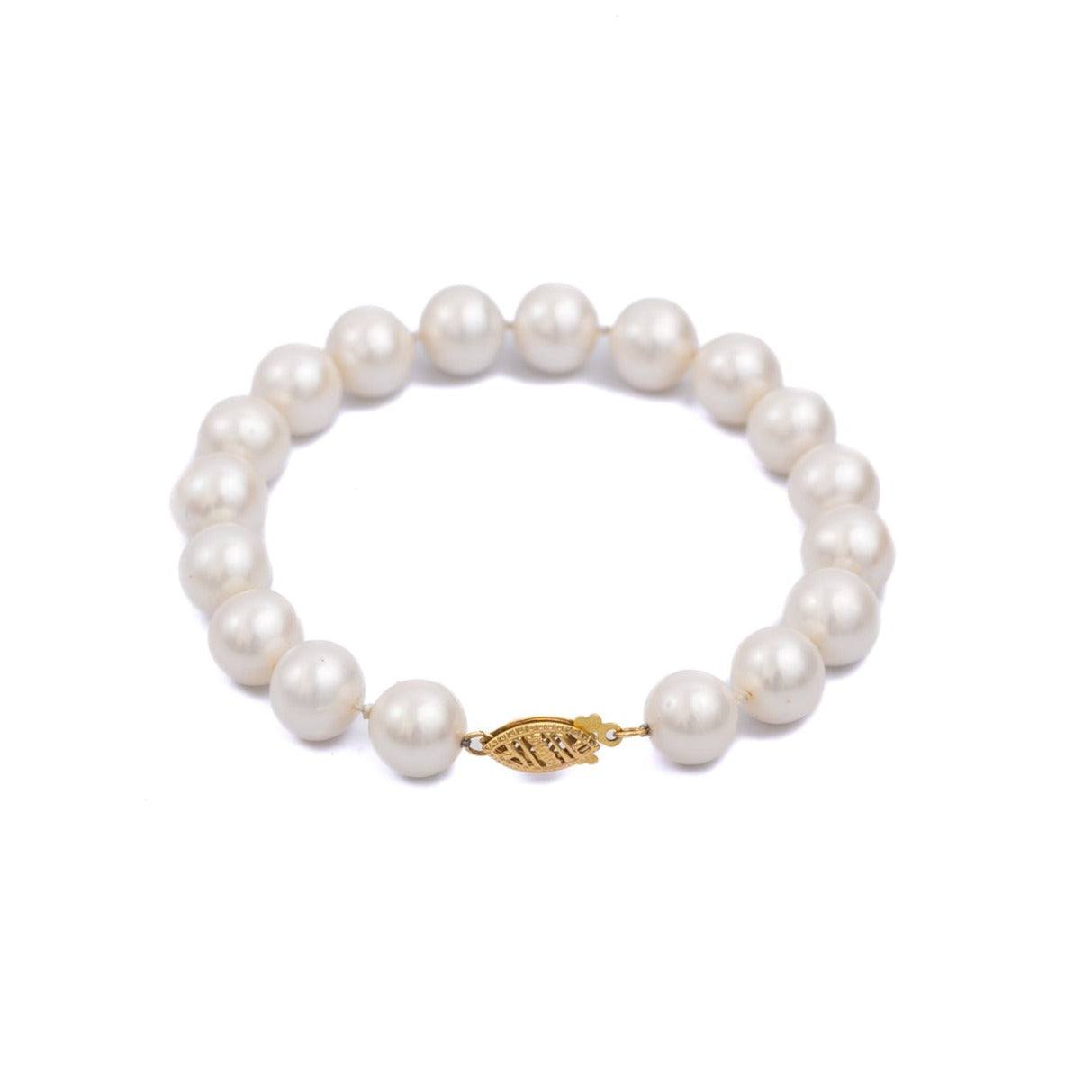 Pulsera Perlas Cultivadas Oro Amarillo 18 K