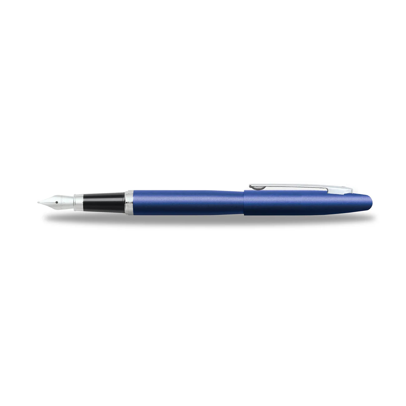 Pluma estilográfica Sheaffer® VFM azul neón con detalles cromados