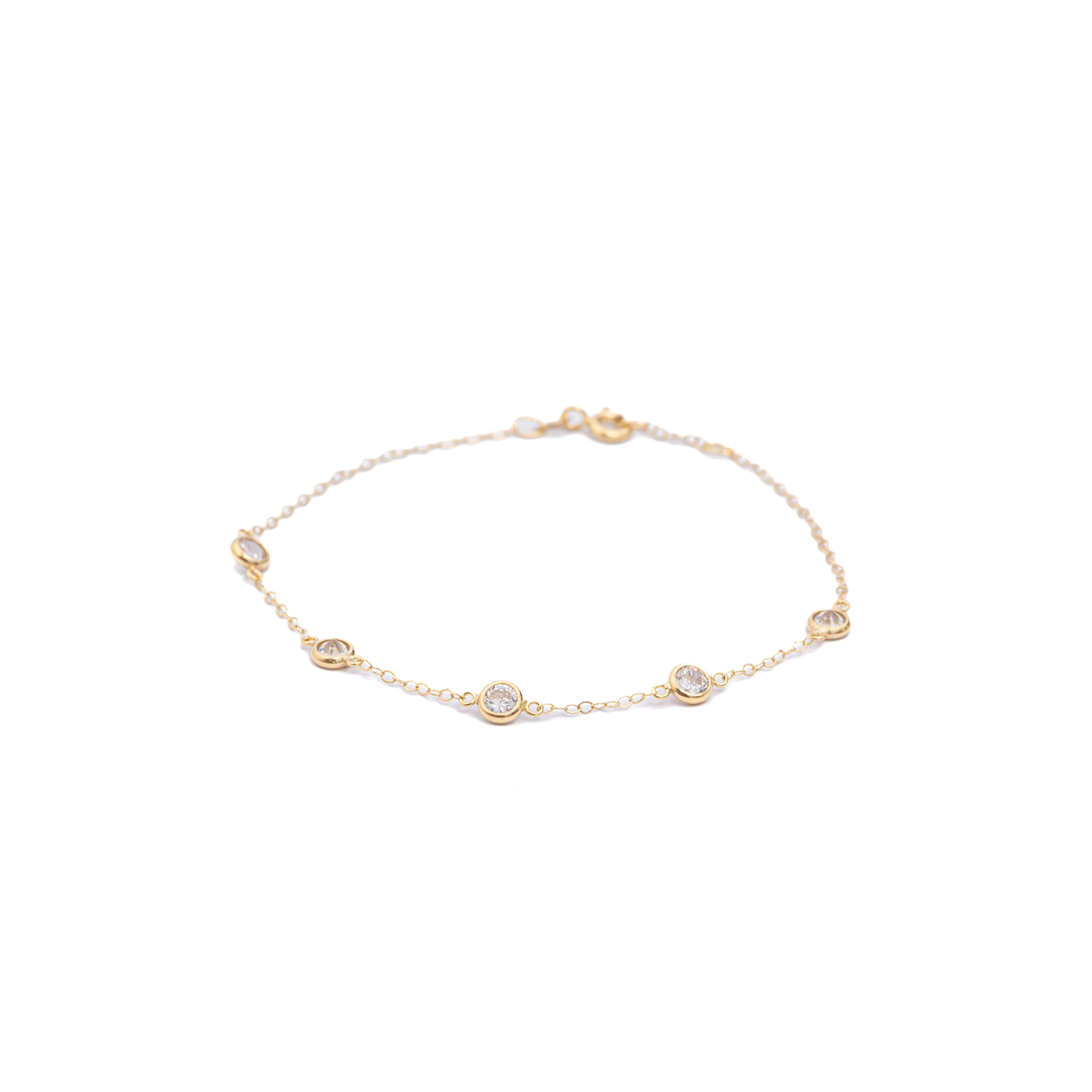 Pulsera Oro Amarillo 18 k circones