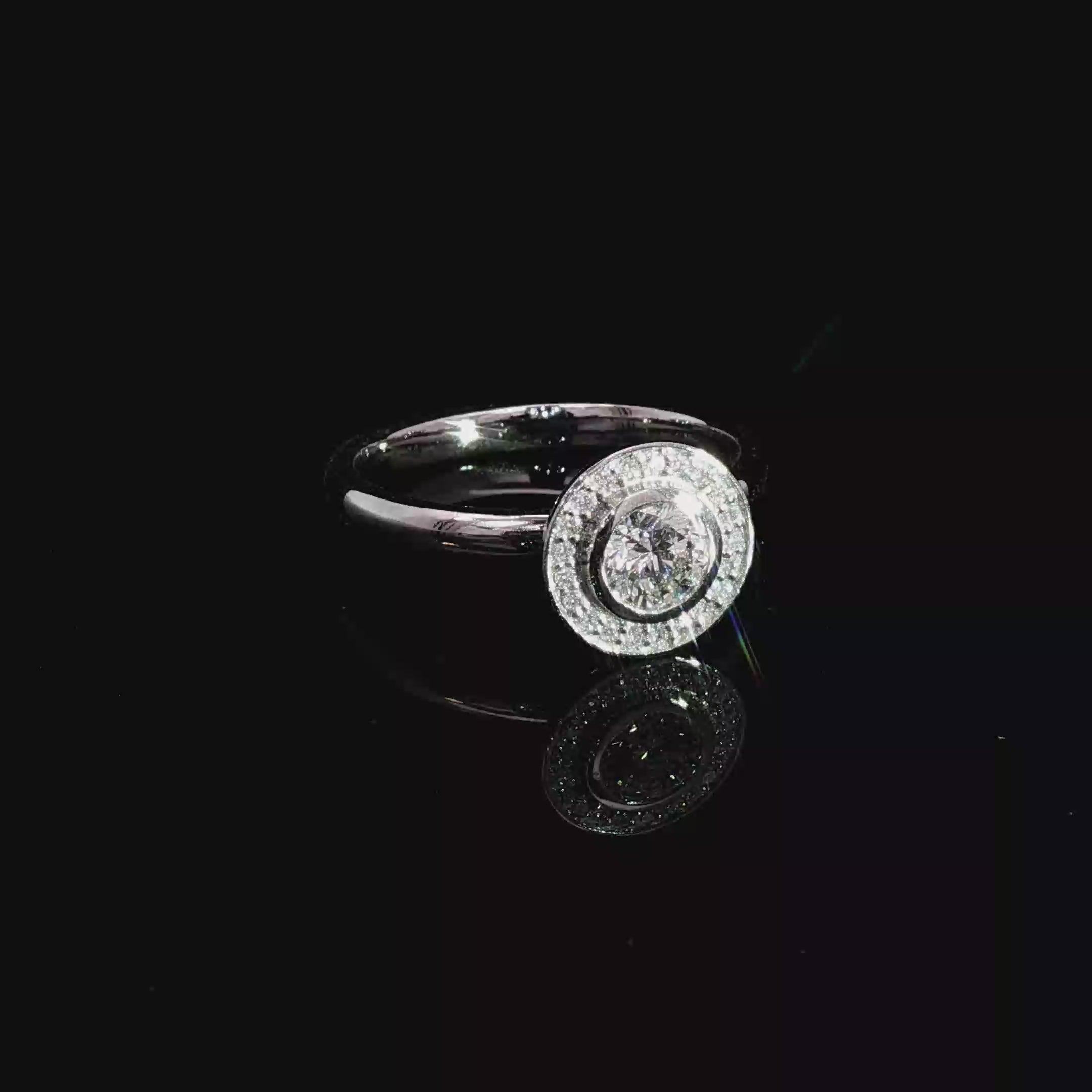 Anillo Platino con Diamante