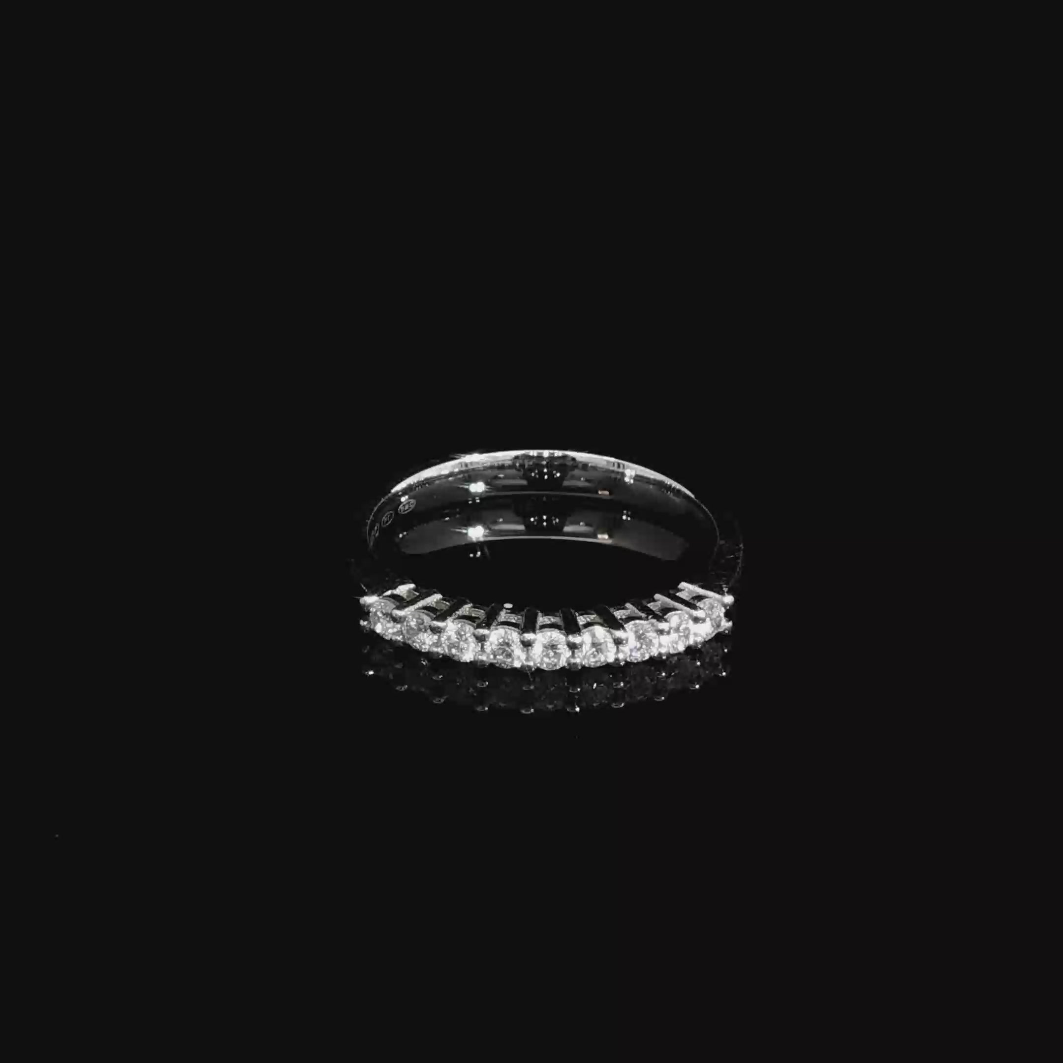 Anillo Cintillo Platino